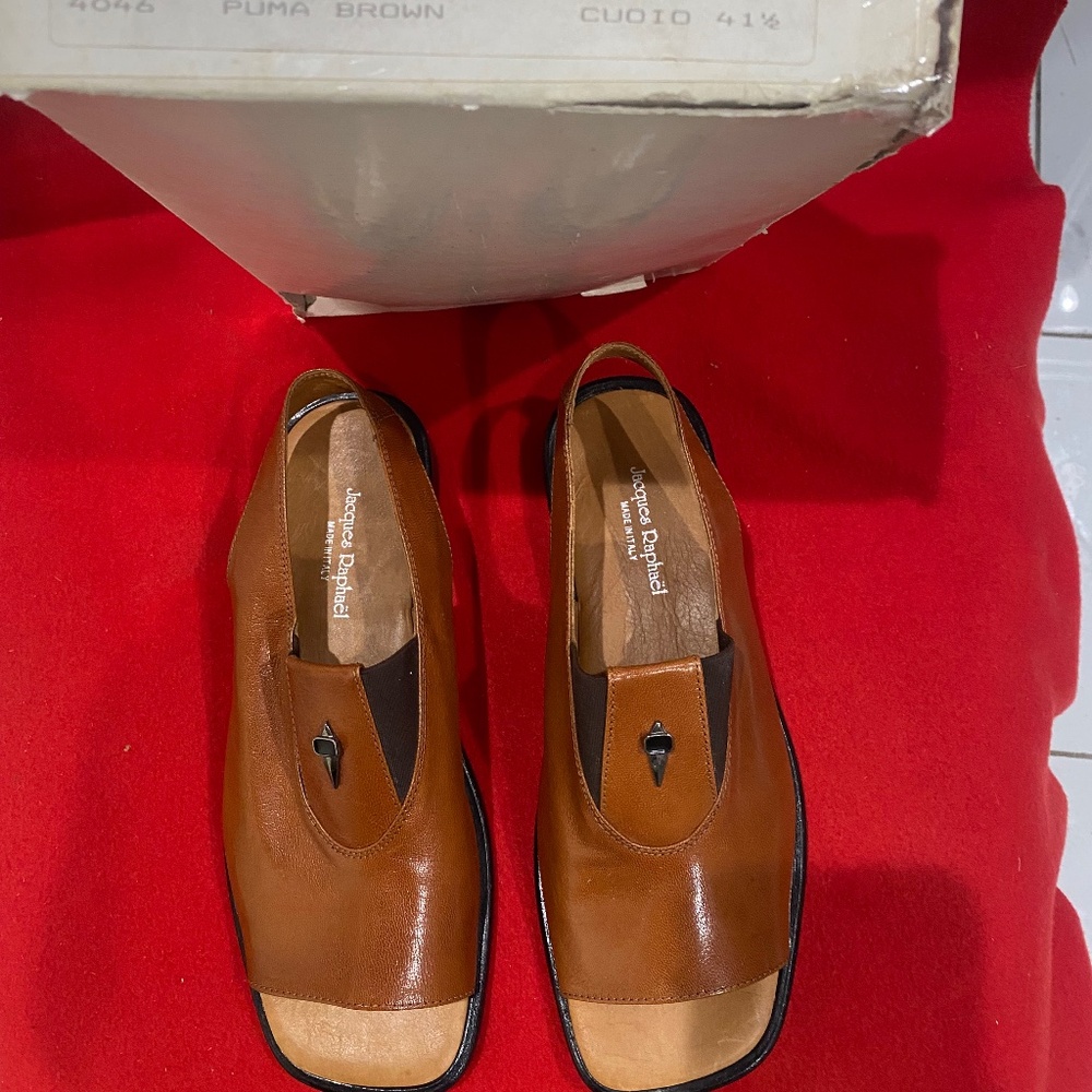 Jacques Raphael 4046 Sandal Sz 8/8.5 Made in Italy